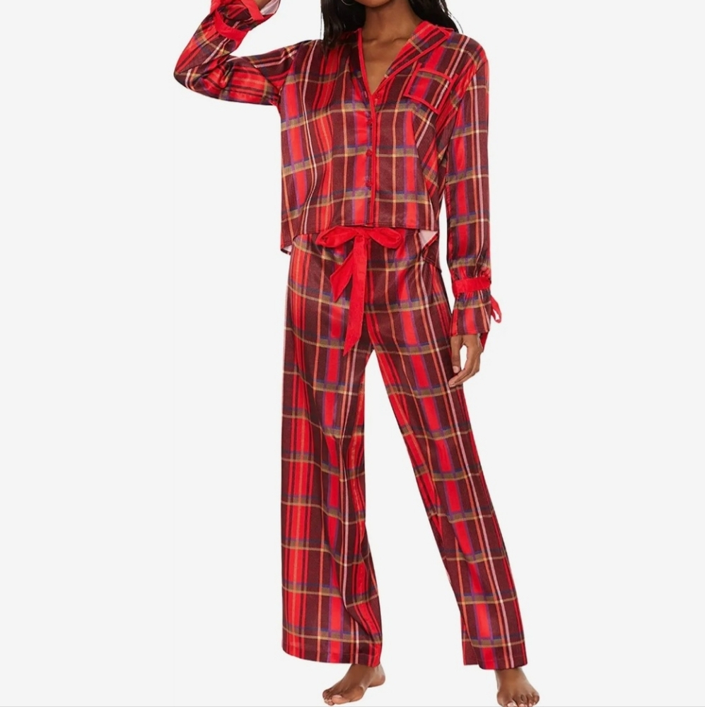 Beach Riot Leanne/Brook set flannel pajamas